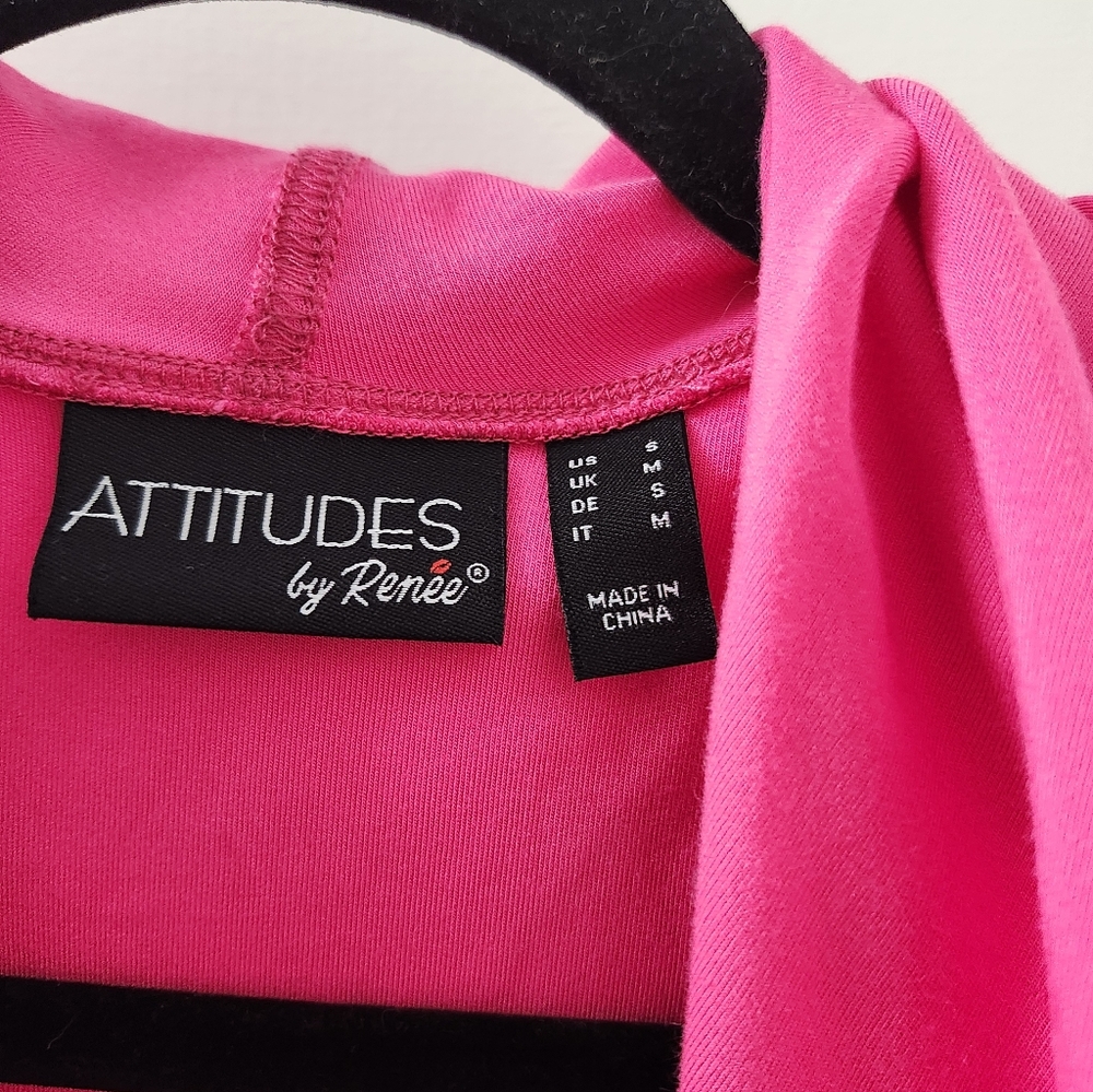 Attitudes by Renée Pink Top